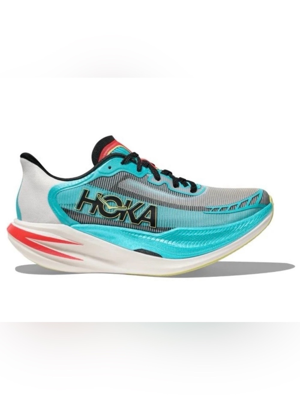 Hoka ONE ONE 🔥 Cielo X1 2.0 Frost Black Running Shoes 1162053 FLCK NEW - Picture 8 of 11